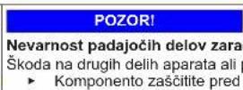 Profilo BD3076WFAN - Zamenjava zgornjega tečaja vrat - 10