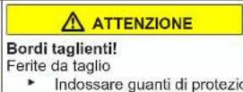 Profilo BD3076WFAN - Sostituzione della cerniera centrale della porta - 4