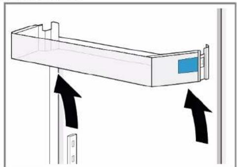 Profilo BD3076WFAN - Demontarea raftului pentru uşă reglabil - 1