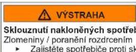 Profilo BD3076WFAN - Výměna horního závěsu dvířek - 6