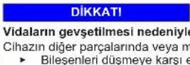 Profilo BD3076WFAN - Kapının üst menteşesinin değiştirilmesi (göstergeli kapı) - 10
