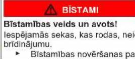 Profilo BD3076WFAN - Brīdinājumu struktūra - 2