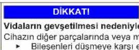 Profilo BD3076WFAN - Kapının alt menteşesinin değiştirilmesi - 10