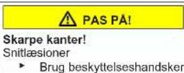 Profilo BD3076WFAN - Udskiftning af midterste dørhængsel - 4