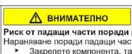 Profilo BD3076WFAN - Смяна на средната панта на вратата - 8