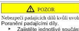 Profilo BD3086WFDN - Výměna středního závěsu dvířek - 8