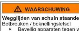 Profilo BD3086WFDN - Bovenste deurscharnier vervangen (deur met display) - 6