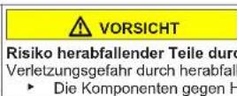 Profilo BD3086WFDN - Austauschen des oberen Türscharniers - 9