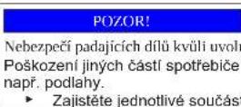Profilo BD3086WFDN - Výměna středního závěsu dvířek - 10