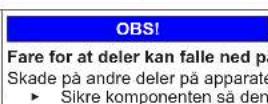 Profilo BD2055WFVN - Utskiftning av øvre dørhengsel - 10