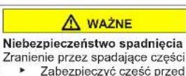 Profilo BD2055WFVN - Wymiana górnego zawiasu drzwiczek (drzwiczki z wyświetlaczem) - 8