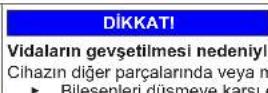 Profilo BD2055WFVN - Kapının üst menteşesinin değiştirilmesi - 10