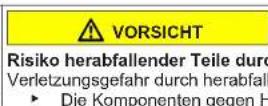 Profilo BD2055WFVN - Austauschen des mittleren Türscharniers - 8