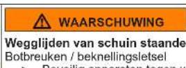Profilo BD2055WFVN - Middelste deurscharnier vervangen - 6
