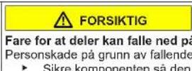 Profilo BD2056IFAN - Utskiftning av midtre dørhengsel - 8
