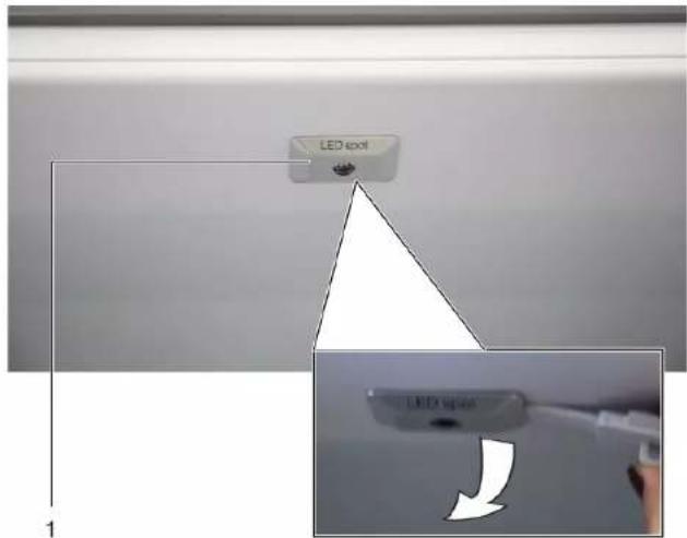 Profilo BD2056IFAN - LED-verlichting verwijderen - 1