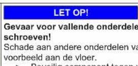 Profilo BD2056IFAN - Bovenste deurscharnier vervangen - 10