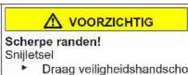 Profilo BD2086WFAN - Bovenste deurscharnier vervangen (deur met display) - 4