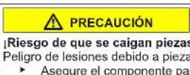 Profilo BD2086WFAN - Sustituir la bisagra central de la puerta - 8
