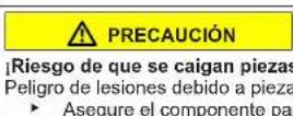 Profilo BD2086WFAN - Sustituir la bisagra superior de la puerta - 8