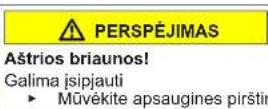 Profilo BD2086IFAN - Durelių viršutinio vyrio keitimas - 4