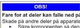 Profilo BD2086IFAN - Utskiftning av øvre dørhengsel - 10