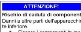 Profilo BD2076WFAN - Sostituzione della cerniera superiore della porta (porta con display) - 10