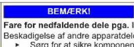 Profilo BD2076WFAN - Udskiftning af midterste dørhængsel - 10