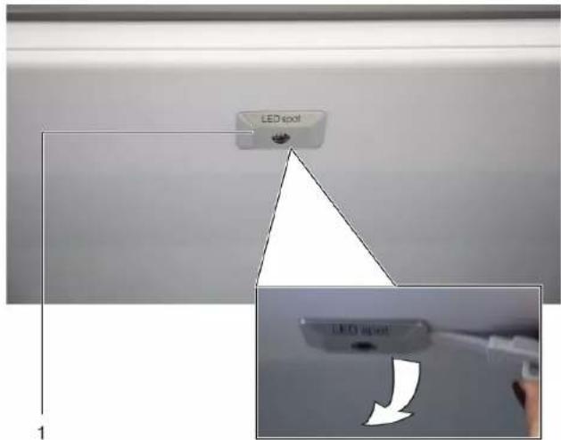 Profilo BD2076WFAN - LED-kohdevalon poistaminen - 1