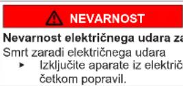 Profilo BD2056WFXN - Struktura opozoril - 4