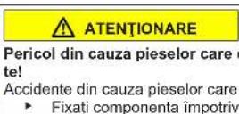 Profilo BD2056WFXN - Înlocuirea balamalei de sus a uşii (uşă cu afişaj) - 7