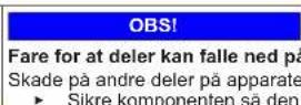 Profilo BD2056WFXN - Utskiftning av midtre dørhengsel - 10
