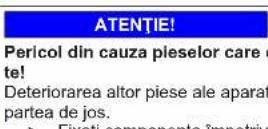Profilo BD2056WFXN - Înlocuirea balamalei de sus a uşii - 8