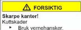 Profilo BD2056LFXN - Utskiftning av midtre dørhengsel - 4