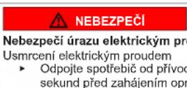 Profilo BD2056LFXN - Struktura výstrah - 4