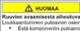 Profilo BD2056LFXN - Oven yläsaranan vaihtaminen - 8