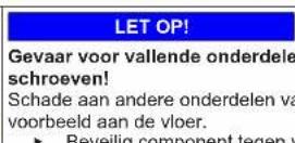 Profilo BD2056LFXN - Bovenste deurscharnier vervangen - 10