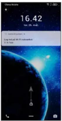 ALCATEL 1S - For at läse telefonens skærm - 1