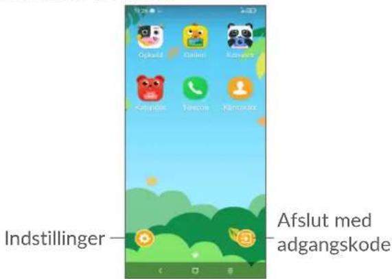 ALCATEL 1S - Sådan bruges børnetilstand - 1