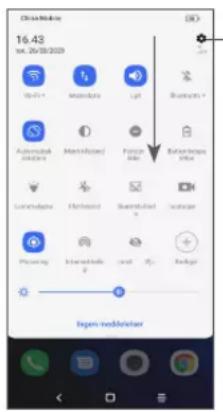 ALCATEL 1S - Hurtigindstillingspanel - 1