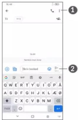 ALCATEL 1S - Beskeder...... - 2