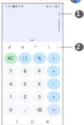 1 √ π ^ | AC () % + 7 8 9 × 4 5 6 - 1 2 3 + 0 , ✉ = < ○ ≡