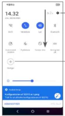 ALCATEL 1B - Hurtigindstillingspanel - 1