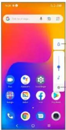 ALCATEL 1B - Lydstyrketaster - 1
