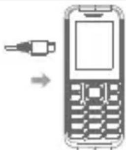 ALCATEL 1066 - Opladning af batteriet - 1