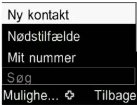 ALCATEL 2019 - Tilføjelse af en kontakt - 2