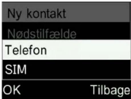 ALCATEL 2019 - Tilføjelse af en kontakt - 3