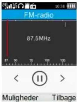 FM-radio 87.5MHz Mulligheder Tilbage