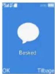 Besked OK Tilbage