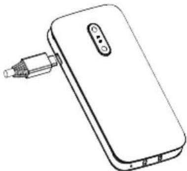 ALCATEL 3026 - Opladning af batteriet - 2